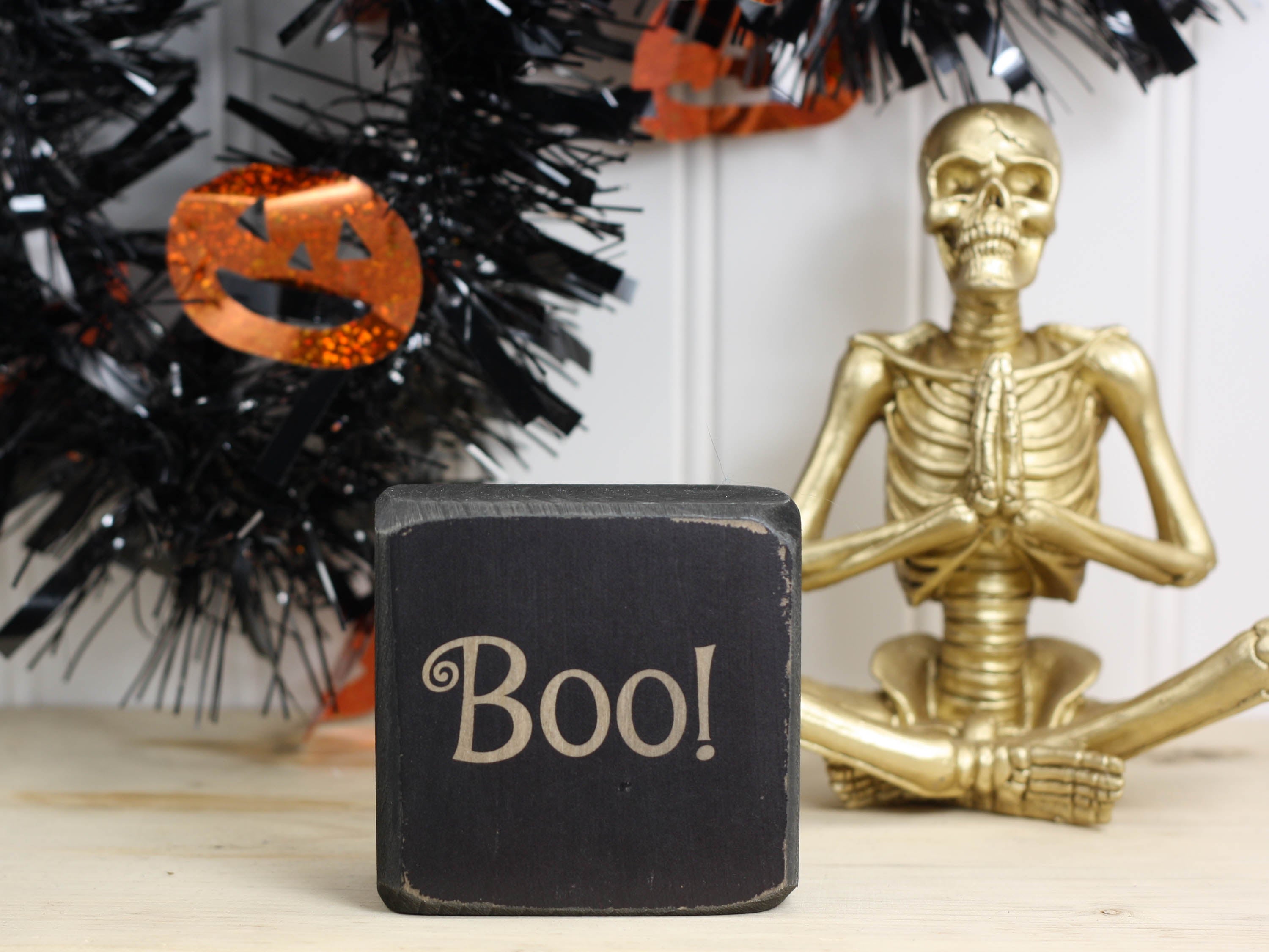 Small Halloween Signs - Spooky Season, Boo, Trick or Treat